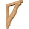 Ekena Millwork Funston Arts & Crafts Smooth Bracket, Western Red Cedar, 3 1/2"W x 32"D x 38"H BKT04X32X38FST03SWR - alternate 1